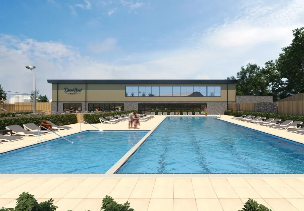 Picture of how David Lloyd, Harlow could look. Featuring: Outdoor swimming pool.